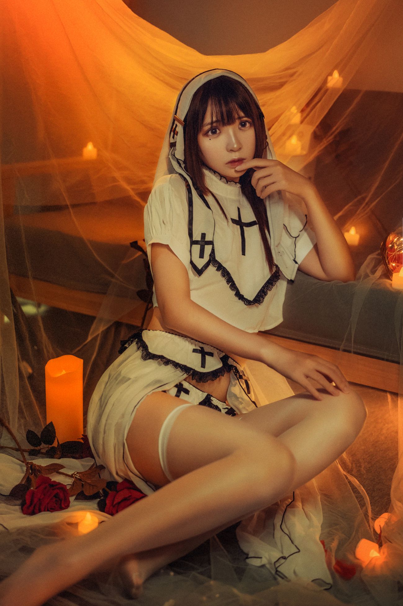 View - 微博美少女疯猫ss Cosplay写真,黄昏修女|柠檬皮